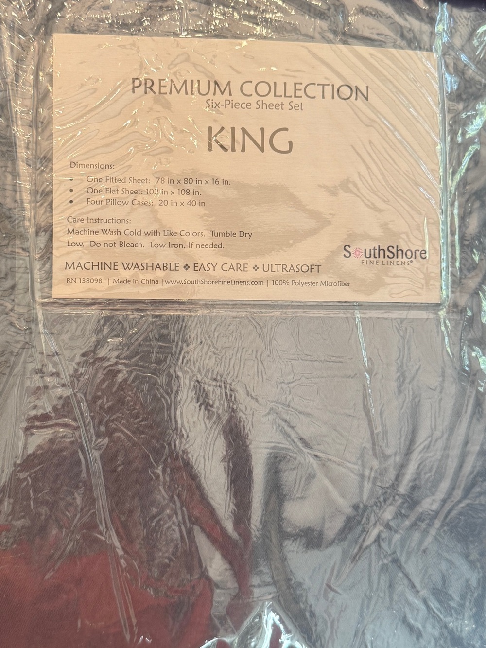 Premium Collection King Sheet Set by SouthShore Blue